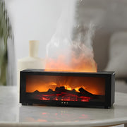 Fireplace Flame Humidifier with Remote & Aromatherapy